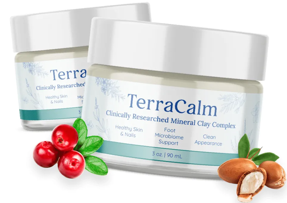 TerraCalm supplement jar